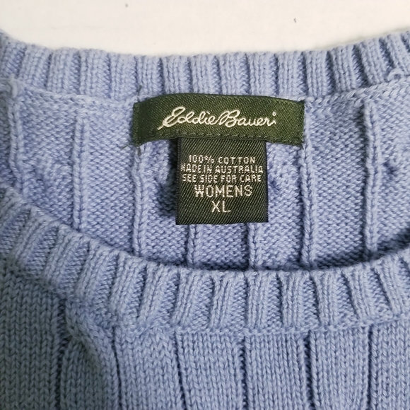 Eddie Bauer Blue Sweater Vest - Picture 3 of 5